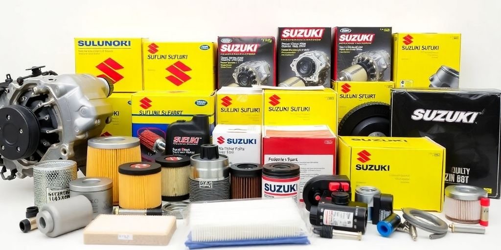 Variety of quality Suzuki spare parts for vehicles.