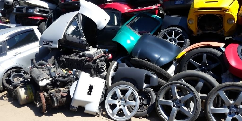 Suzuki car parts and wrecking yard.