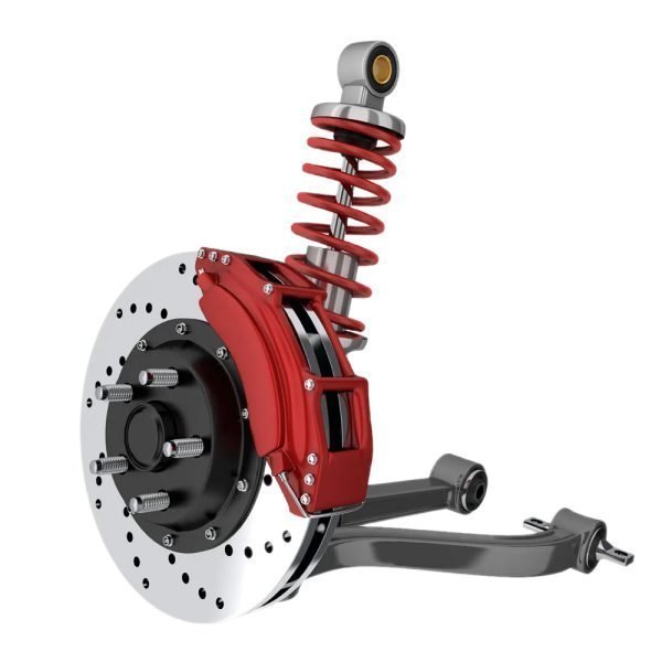 suspension and disc brake assembly
