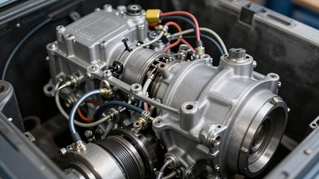 Suzuki engine and gearbox assembly